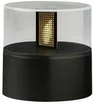Konstsmide Weihnachtsbeleuchtung LED Flamme mit schwarzem Kunststoffsockel