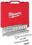 Milwaukee 3/8 56pc ST Steckschl&uuml;ssel Set SAE+Metr. 4932464946
