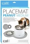 catit Silikonmatte in Erdnussform ca. 46 x 29 Centimeter Katzennapfunterlage...