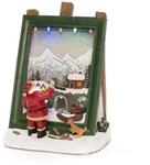 Konstsmide Weihnachtsbeleuchtung LED Szenerie Malender Weihnachtsmann
