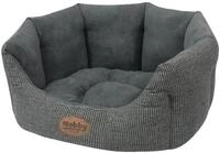 NOBBY Komfort Bett oval JOSI Komfort Bett oval JOSI grau 65 x 57 x 22 cm