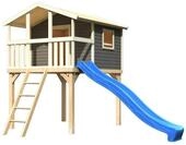 Akubi Kinderspielhaus Kinderspielger&auml;t Benjamin inkl. Wellenrutsche (Set