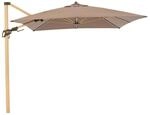 doppler Pendelschirm ALU WOOD 220 x 300, Aluminium Esche-Optik / 100 % Polyester 180