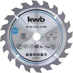kwb S&auml;gebl HM Mittel 150x16 Z20 583357