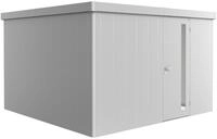 Biohort Ger&auml;tehaus Neo 348 x 348 cm (4D) Einzelt&uuml;r silber-metallic