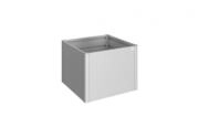 Biohort HochBeet 102 x 102 x 77 cm (Gr. 1x1) silber-metallic