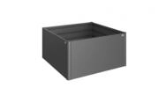 Biohort HochBeet 152 x 152 x 77 cm (Gr. 1,5x1,5) dunkelgrau-metallic