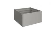 Biohort HochBeet 152 x 152 x 77 cm (Gr. 1,5x1,5) quarzgrau-metallic