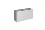 Biohort HochBeet 152 x 53 x 77 cm (Gr. 1,5x0,5) silber-metallic