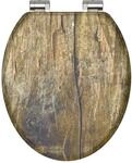 MDF WC-Sitz SOLID WOOD mit Absenkautomatik