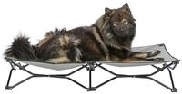 TRIXIE Camping-Bett f&uuml;r Hunde, 69 &times; 20 &times; 69 cm, beige/schwarz