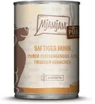 MJAMJAM Purer Fleischgenuss 400g Dose Hundenassfutter 6 x 400 Gramm saftiges Huhn Pur