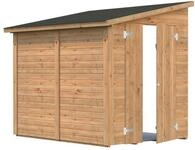 Palmako Ger&auml;tehaus Mia 3,6 m&sup2; - 16 mm Hellbraun tauchimpr&auml;gniert