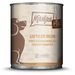 MJAMJAM Purer Fleischgenuss 800g Dose Hundenassfutter 6 x 800 Gramm saftiges Huhn Pur