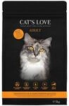 Cat's Love Adult Pute & Wild Katzentrockenfutter 2 Kilogramm