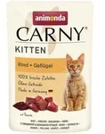 animonda Carny Kitten 85g Beutel Katzennassfutter 12 x 85 Gramm Rind + Gefl&uuml;gel