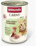 animonda Carny Adult 400g Dose Katzennassfutter Sparpaket 12 x 400 Gramm Huhn, Pute +