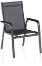 Kettler Stapelsessel BASIC+ PREMIUM, Aluminium Anthrazit / Outdoorgewebe Lakritz -