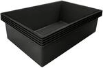 Ubbink Teichschale Fertigteich Victoria Quadro 7 K&uuml;bel rechteckig 980 l schwarz