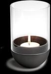 h&ouml;fats GRAVITY CANDLE Windlicht schwarz