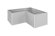 Biohort HochBeet 201 x 201 x 77 cm (Gr. L) silber-metallic