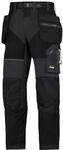 Snickers Workwear 6902 FlexiWork Arbeitshose+ mit Holstertaschen schwarz-schwarz Gr.