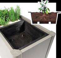 Biohort Pflanzeinsatz f&uuml;r Pflanzbeet Belvedere 3er Set