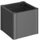 Biohort Pflanzbeet Belvedere B 53 x T 53 cm (Gr. 50) 45 cm (MINI) dunkelgrau-metallic
