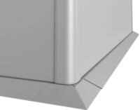 Biohort M&auml;hkante f&uuml;r HochBeet 102 x 53 x 77 cm (Gr. 1x0,5) silber-metallic