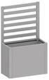 Biohort Rankgitter f&uuml;r Hochbeet 1 m Seite, silber-metallic