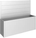 Biohort Sichtschutz f&uuml;r Pflanzbeet Belvedere/Hochbeet - 2 m Seite - silber-metallic