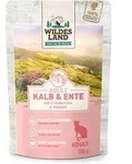 WILDES LAND Katze 12 x 100g Kalb und Ente