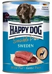 HAPPY DOG 400 Gramm Hundenassfutter 6 x 400 Gramm Sensible Pure Sweden Wild Pur