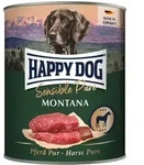 HAPPY DOG 800g Hundenassfutter Sparpaket 12 x 800 Gramm Montana Pferd Pur