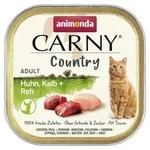 animonda Carny Country 100g Schale Katzennassfutter 32 x 100 Gramm Huhn, Kalb + Reh