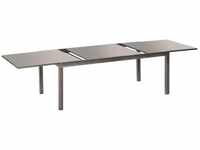 MERXX Gartentisch "Semi AZ-Tisch ", 110x200 cm, grau + silberfarben + grau B/H/T: