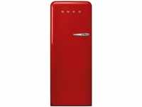 Smeg Kühlschrank "FAB28_5 ", FAB28LRD5, 150 cm hoch, 60 cm breit rot Linksanschlag,