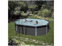Gre Ovalpool "Avantgarde ", (Set), 6-tlg Composite Pool, BxLxH: 386x524x124 cm
