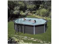 Gre Ovalpool "Avantgarde ", (Set), 7-tlg Composite Pool, BxLxH: 386x524x124 cm