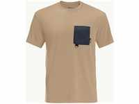 Jack Wolfskin T-Shirt "WANDERTHIRST T M ", Gr. M (50), sandstorm