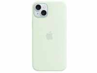Apple iPhone Silikon Case mit MagSafe, für iPhone 15 Plus, blassmint
