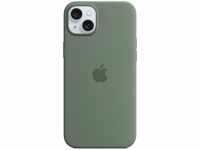 Apple MT183ZM/A, Apple iPhone Silikon Case mit MagSafe, für iPhone 15 Plus, zypresse