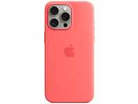 Apple MT1V3ZM/A, Apple iPhone Silikon Case mit MagSafe, für iPhone 15 Pro Max, guave