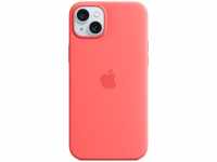 Apple MT163ZM/A, Apple iPhone Silikon Case mit MagSafe, für iPhone 15 Plus, guave