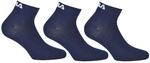3 Paar Fila Unisex Training Sneakersocken Quarter Socken F9300