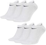 6 Paar Nike Sneaker Everyday Lightweight Socken No Show F&uuml;&szlig;linge SX7679