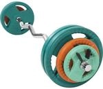SZ-Curlset Federverschluss Gummi Gripper 35 kg