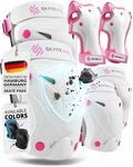 Protektoren-Set 3-er Kinder und Erwachsene Inline Skating Skateboard Schoner