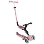 GLOBBER GO-UP ACTIVE LIGHTS pastellrosa-rosa, mit Leuchtrollen