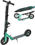 LARGE aufblasbare R&auml;der Scooter Glocke und Flaschenhalter 200mm Snug Schwarz